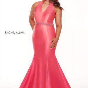 RACHEL ALLAN 6669 PEACH/RASPBERRY size 26w